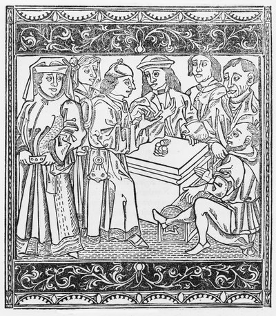 Merchants and Moneylenders by Italian School